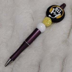 911 Dispatcher Beaded Pen